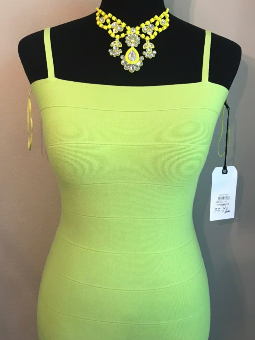 🇨🇦 Leith Spaghetti-Strap Bodycon Mini Dress